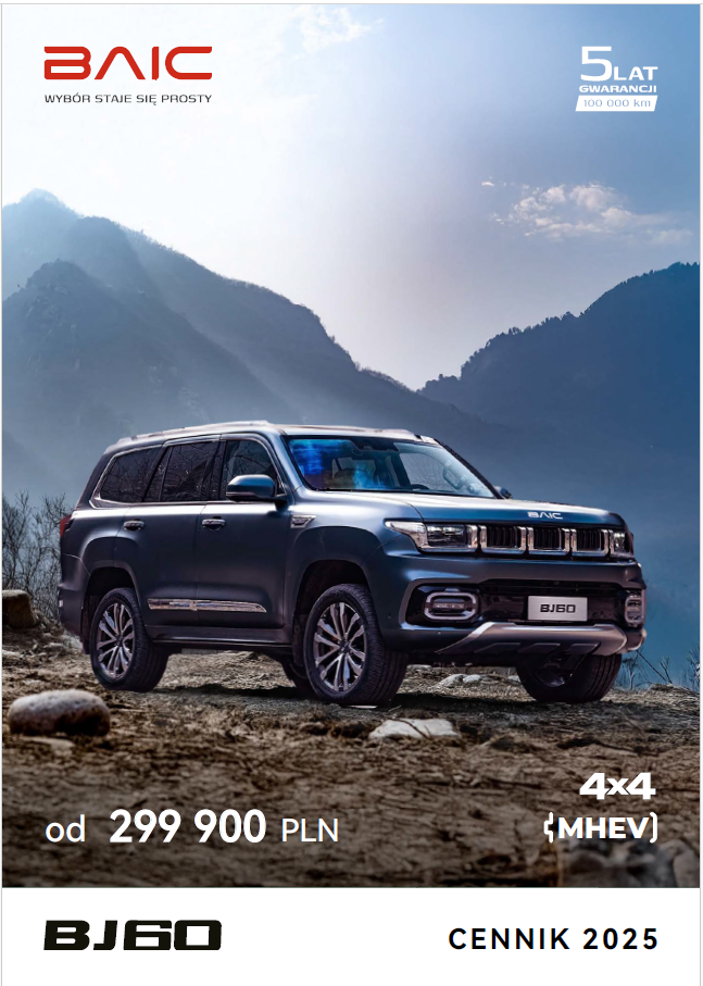 cennik BAIC BJ60